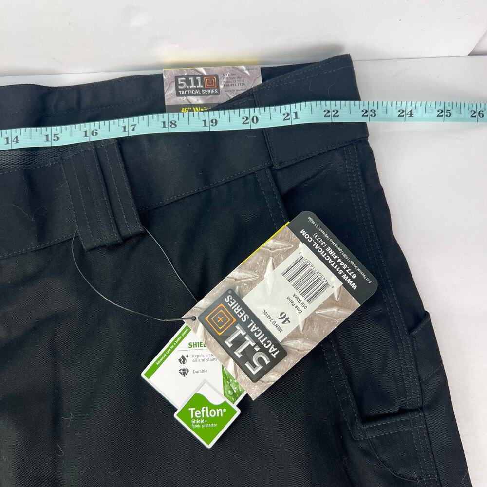 NEW 5.11 Tactical EMS Black Size 46 Unhemmed Men's 74310L Pans Teflon Coated - Picture 15 of 16